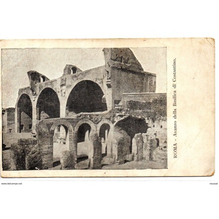 Tarjeta postal  de RomaBAsilica de costantino
