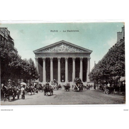 Tarjeta postal  de Paris La madeleine