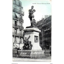 Tarjeta postal  de Paris Statue detienne dolet