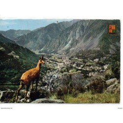 Tarjeta postal  de Andorra circulada