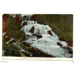 Tarjeta postal  de zaragoza  Cascada de los Fresnos Alta