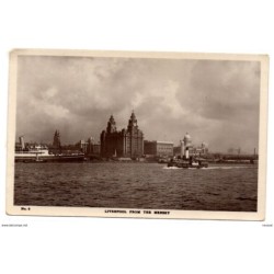 Tarjeta postal  Liverpool from the mersey