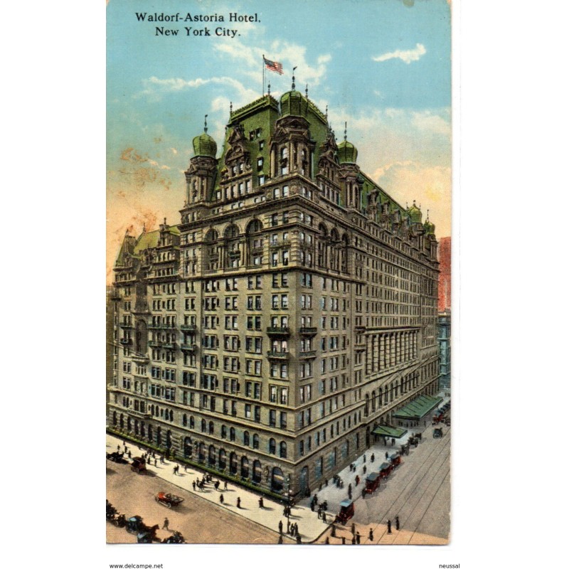 Tarjeta postal waldorfastoria hotel Tarjeta postal waldorfastoria hotel