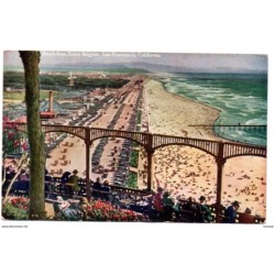 Tarjeta postal  beach from sutro heights San francisco California