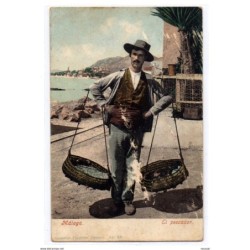 Tarjeta postal  el pescador Malaga