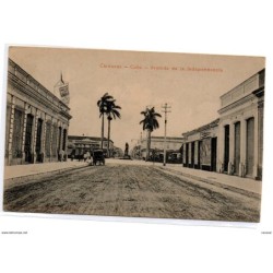 Tarjeta postal  Cardenas Avenida de la independencia