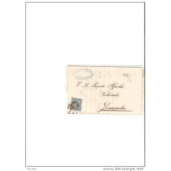 Carta con cuño granada