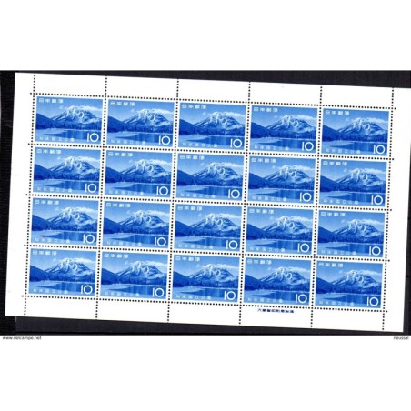 Pliego de 20 sellos n 8178  Japon