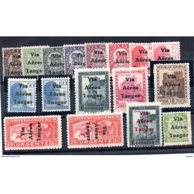 Serie de Tanger n 128he138hcce 10 pts no catalogado y otros con cambio de color Con Certificado Serie de Tanger n 128he138hcce 10 pts no catalogado y otros con cambio de color Con Certificado