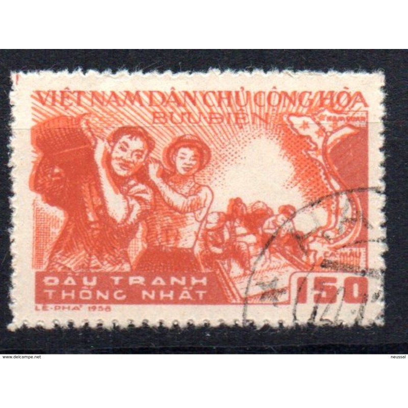 Sello n 145 vietnam norte Sello n 145 vietnam norte