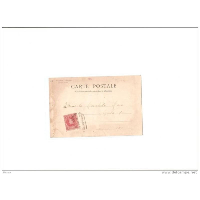 Tarjeta postal correo central Tarjeta postal correo central