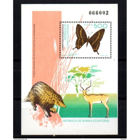 Sello n 158  Guinea ecuatorial