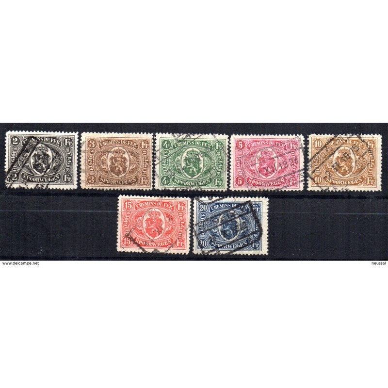 Serie n 12834 colis postaux Belgica Serie n 12834 colis postaux Belgica
