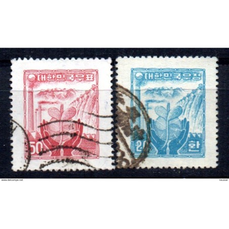 Sellos n 1456  corea Sur