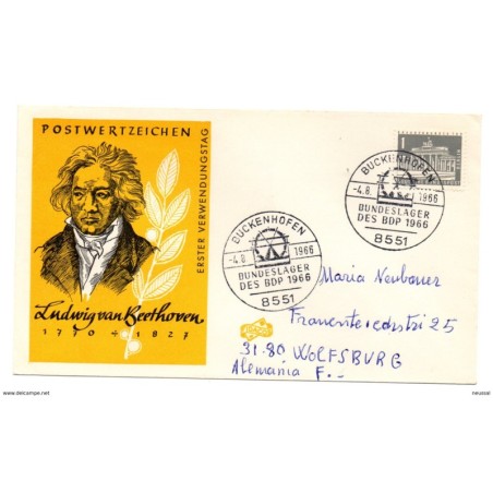 Carta de alemania ludwig  van beethoven