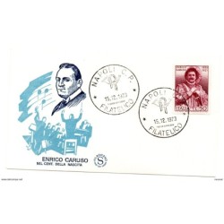 Carta  con matasellos 1973 Italia Tematica musica