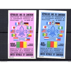 Sellos n 217 y 219 Sd Camerun