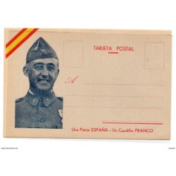 Tarjeta postal de franco españa