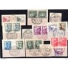 Ficha con sellos con diferentes matasellos commemorativos