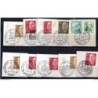 Ficha con 10  matasellos commemorativos diferentes1974