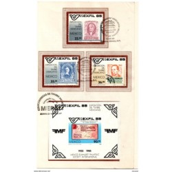 Tarjeta  de  mexico de 1985 exfil 85