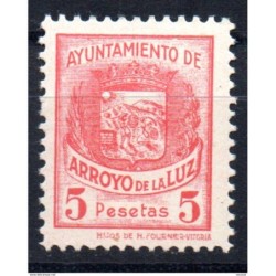 Sello ayuntamiento de arroyo de la luz 5 pts