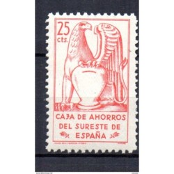Sello caja de ahorros del sureste de españa 25cts