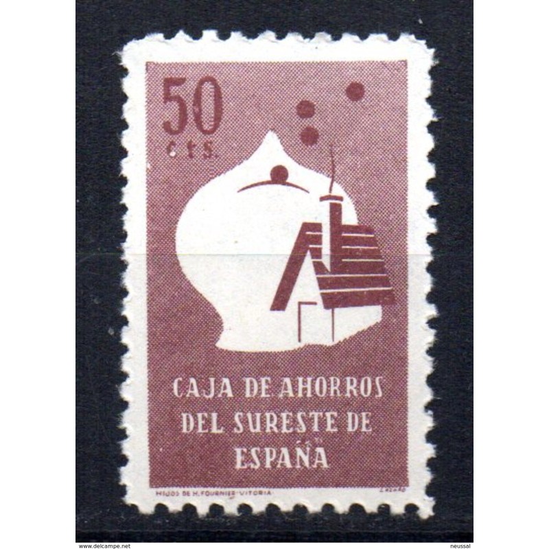 Sello caja de ahorros de sureste de españa 50cts Sello caja de ahorros de sureste de españa 50cts