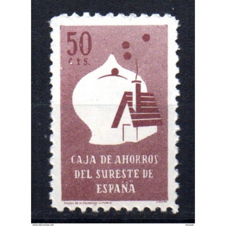 Sello caja de ahorros de sureste de españa 50cts