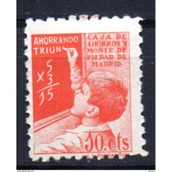 Sello caja de ahorros madrid 10cts