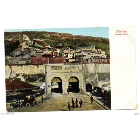 Tarjeta postal  de gibraltar market place