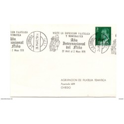 Tarjeta  con matasellos  commemorativo de año internacional del niño 1979