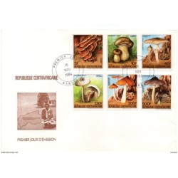 Carta  con serie n 653 AD  A308AB  centroafrica
