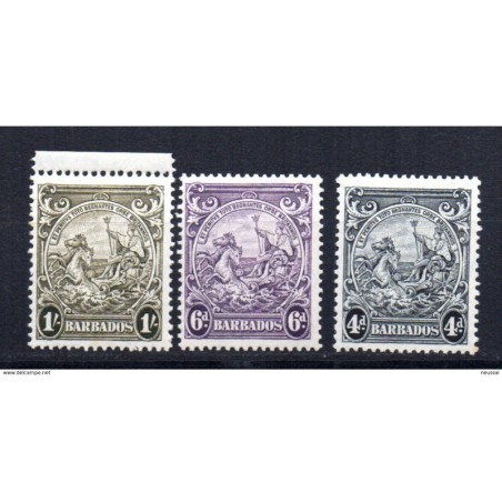 3 sellos de barbados