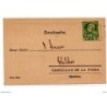 Entero postal de austria con publicidad  por detras direccion castellon de la plana