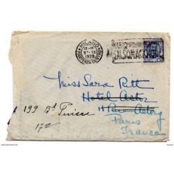 Sobre de 1928 milano con la carta en su interior