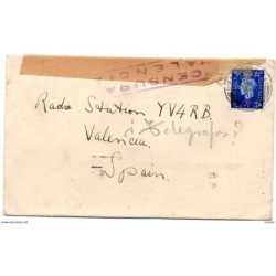 Carta de inglaterra censura militar de valencia