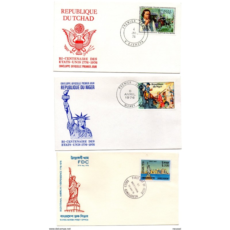 4 cartas de diferentes paises commemorativas centenario de la independencia de estados unidos 4 cartas de diferentes paises commemorativas centenario de la independencia de estados unidos