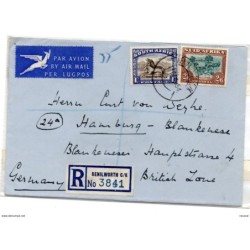 Carta certificad de kenilworth de 1954