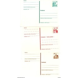 3 enteros postales de alemania berlin