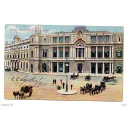 Tarjeta postal de  buenos aires la bolsa circulada 1910
