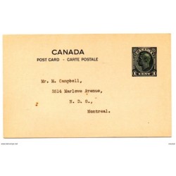 Entero postal de canada