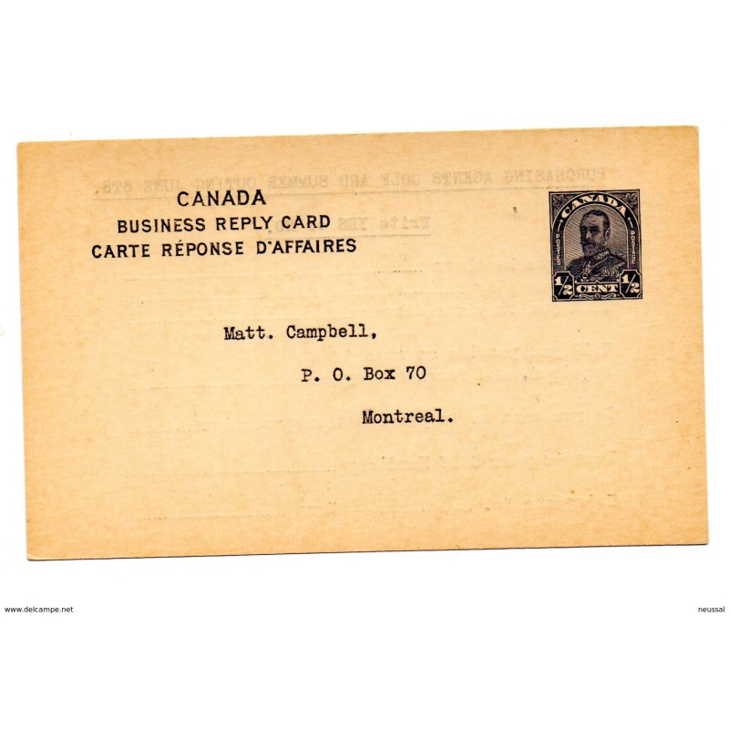 Entero postal de canada 12 cent Entero postal de canada 12 cent