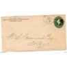 Sobre entero postal con matasellos de northfield de 1895