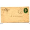 Sobre entero postal con matasellos de olean  de 1891