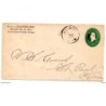 Sobre entero postal con matasellos de Moland 1885