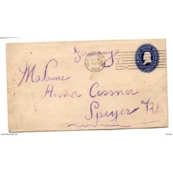 Sobre entero postal con matasellos de new orleans 1902