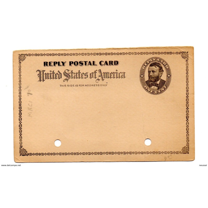 Entero postal one cent Entero postal one cent