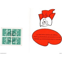 Tarjeta con sellos invertidos 1972