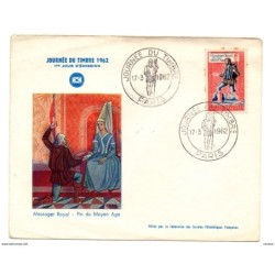 Carta con matasellos de 1962 francia